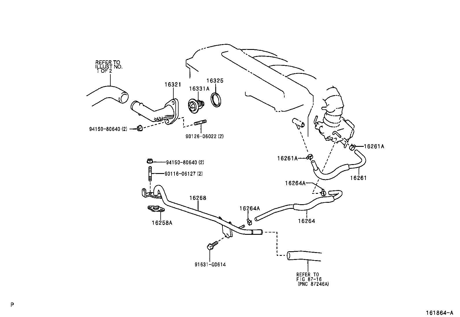  RAV4 |  RADIATOR WATER OUTLET