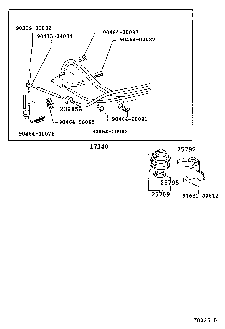  LAND CRUISER 90 |  VACUUM PIPING