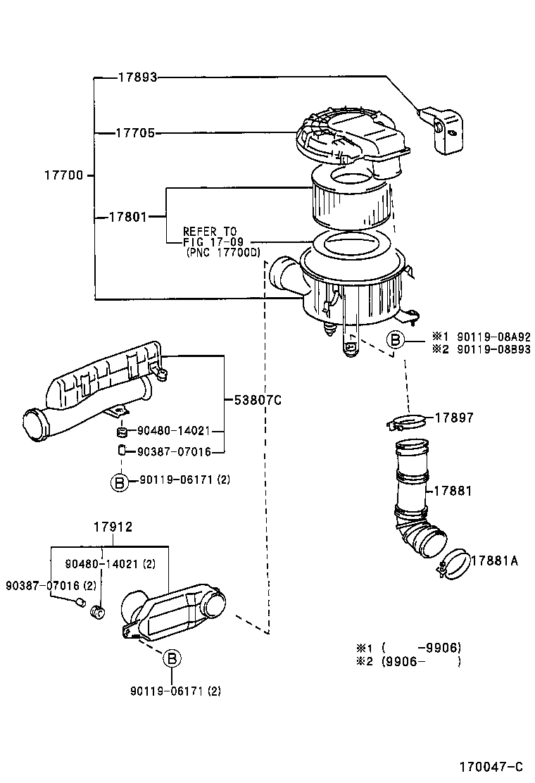  LAND CRUISER 90 |  AIR CLEANER