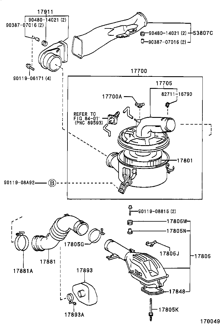  LAND CRUISER 90 |  AIR CLEANER