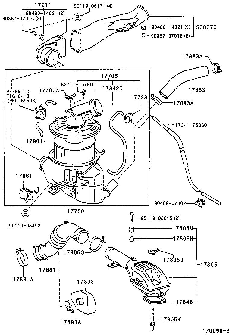  LAND CRUISER 90 |  AIR CLEANER