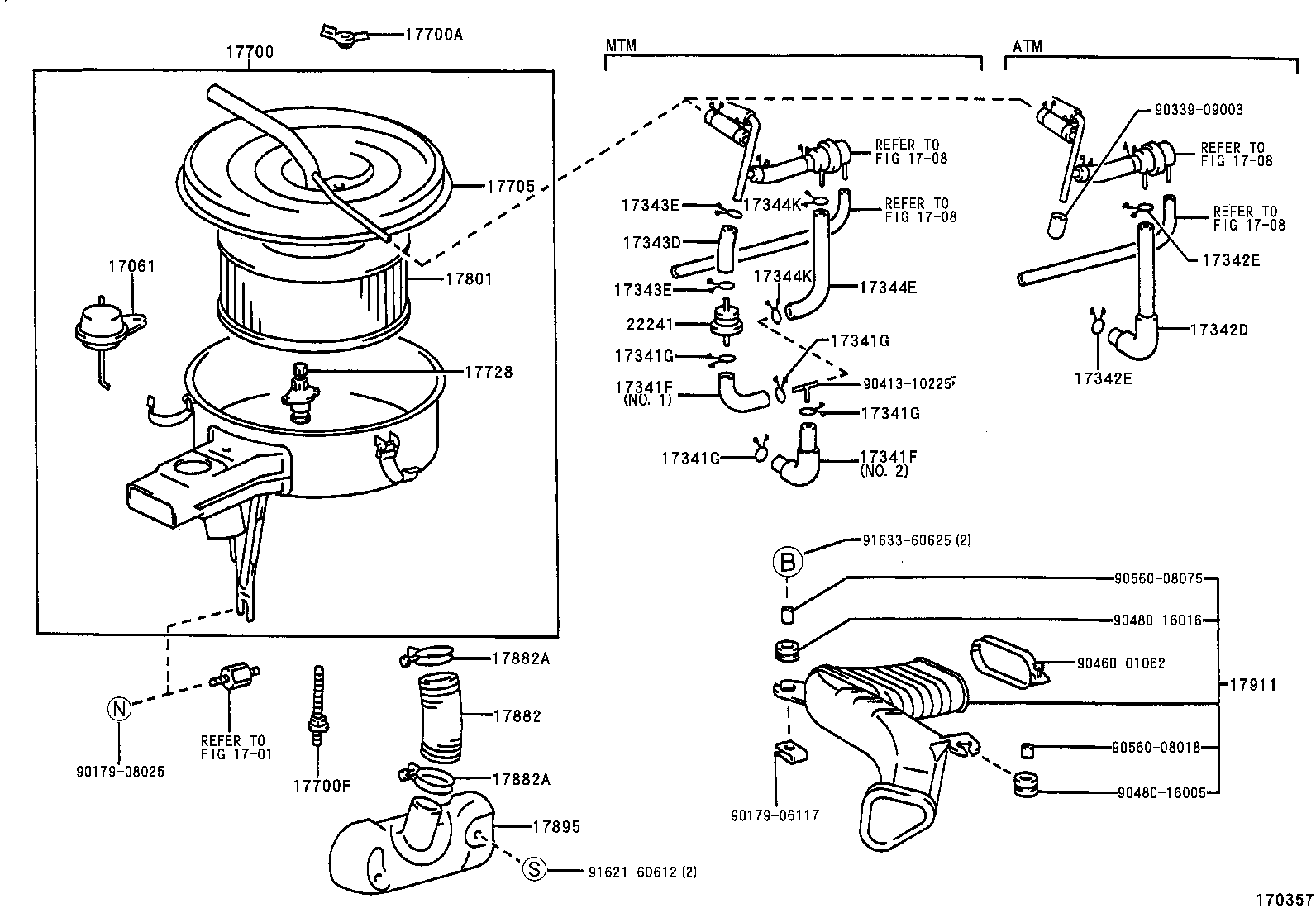  TOWNACE LITEACE |  AIR CLEANER