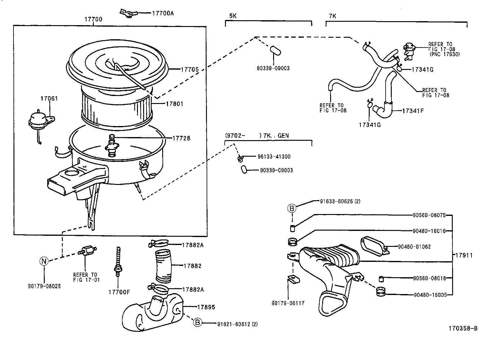  TOWNACE LITEACE |  AIR CLEANER