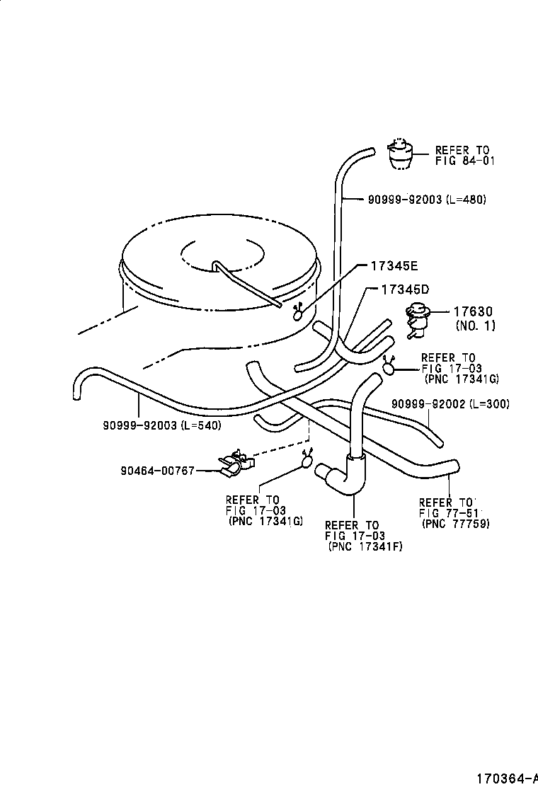  TOWNACE LITEACE |  VACUUM PIPING