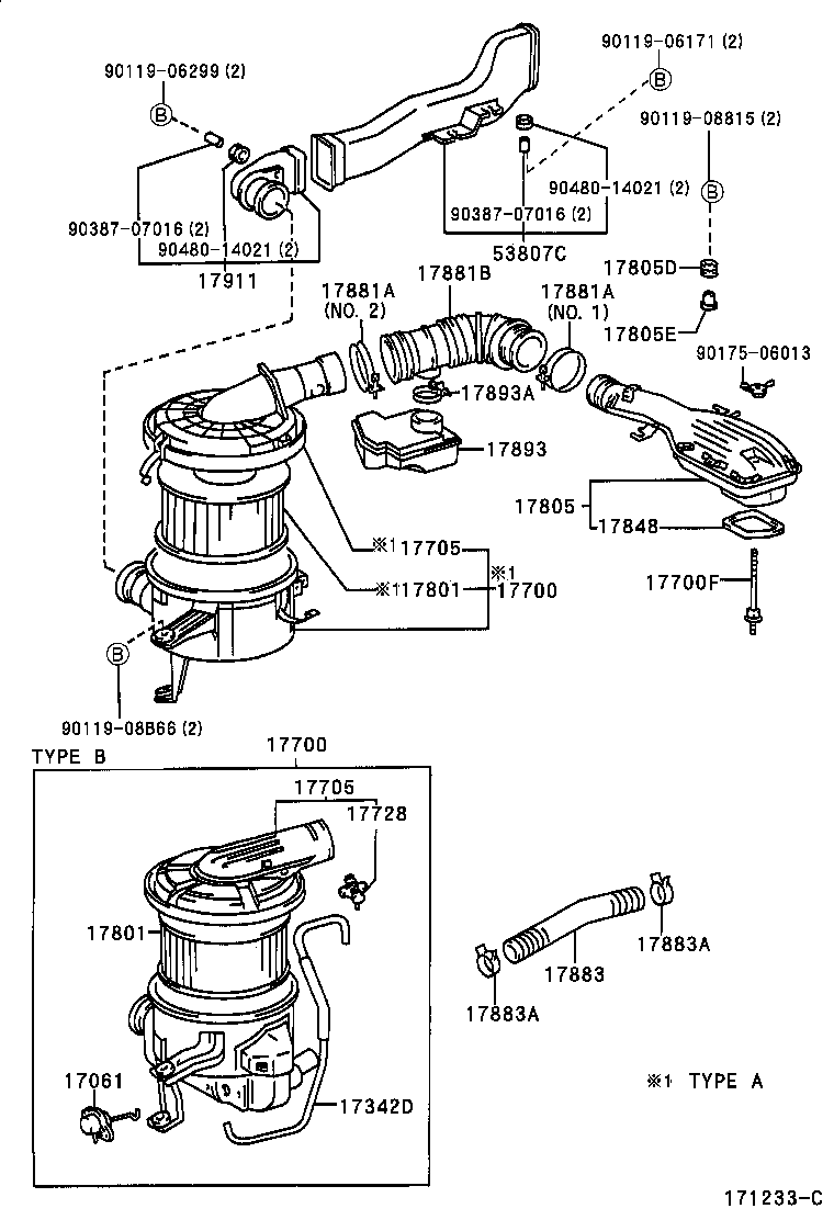  HILUX |  AIR CLEANER