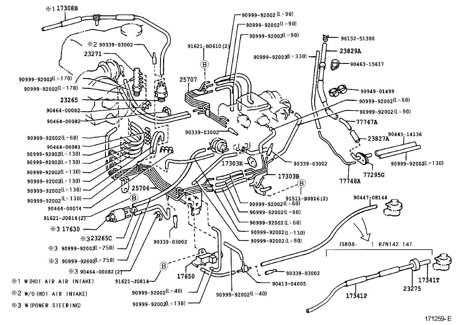  HILUX |  VACUUM PIPING