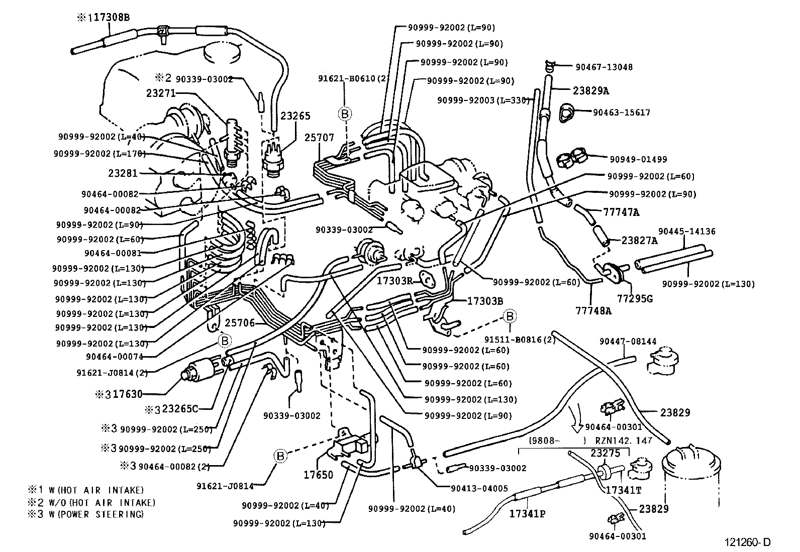  HILUX |  VACUUM PIPING