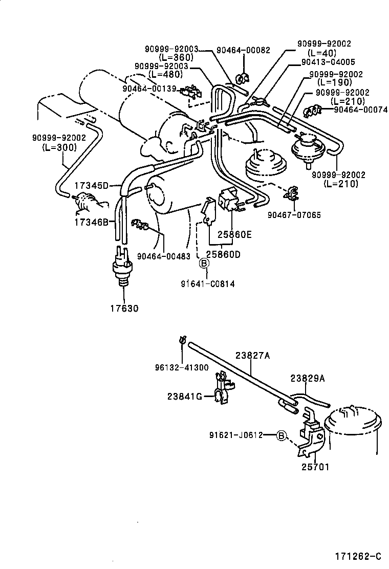  HILUX |  VACUUM PIPING