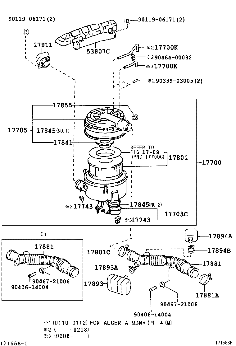  LAND CRUISER 100 105 |  AIR CLEANER