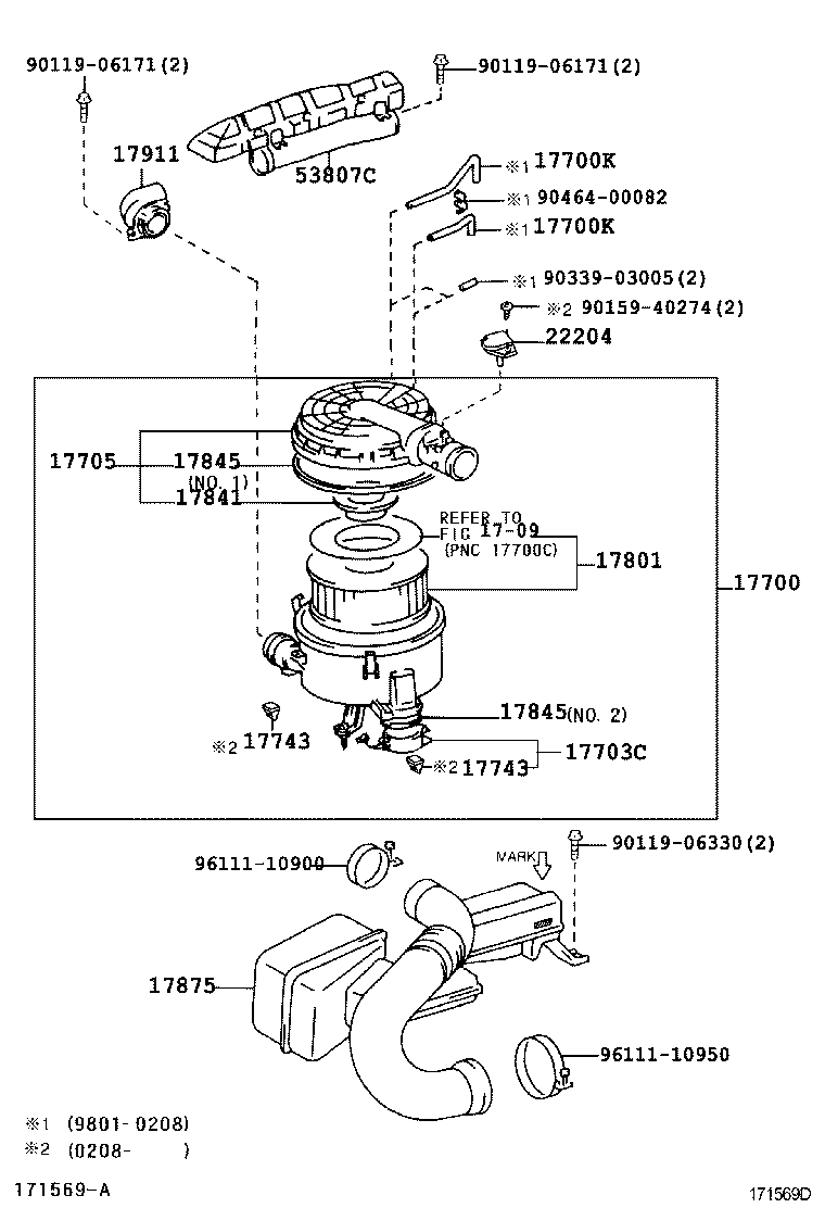  LAND CRUISER 100 105 |  AIR CLEANER