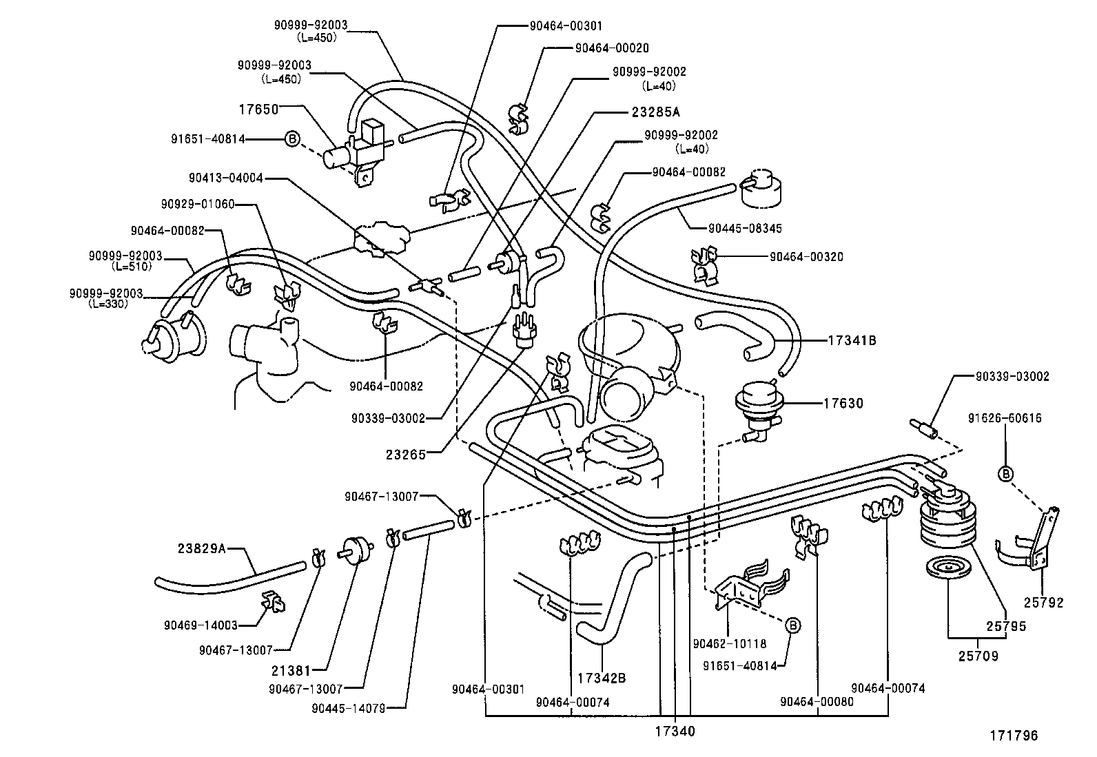  HILUX |  VACUUM PIPING