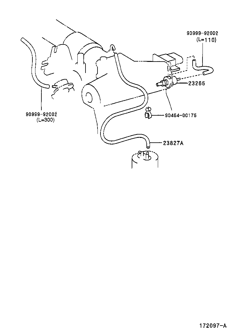  LAND CRUISER 90 |  VACUUM PIPING