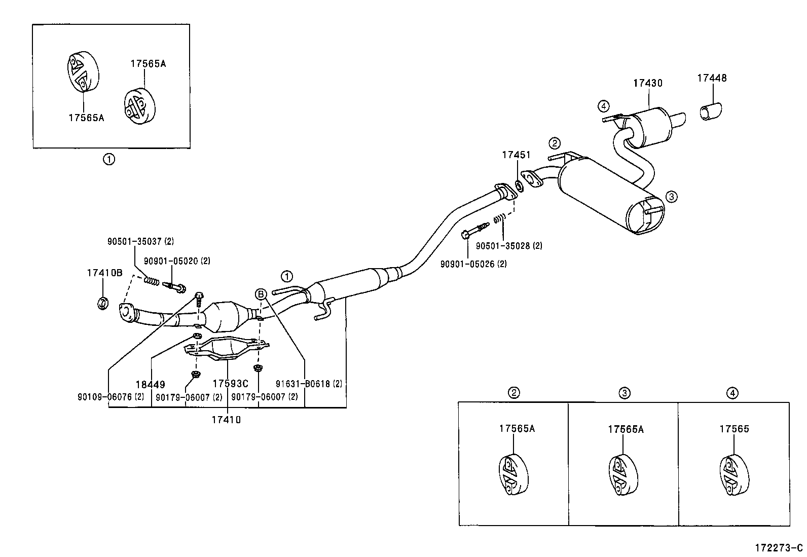  CELICA |  EXHAUST PIPE