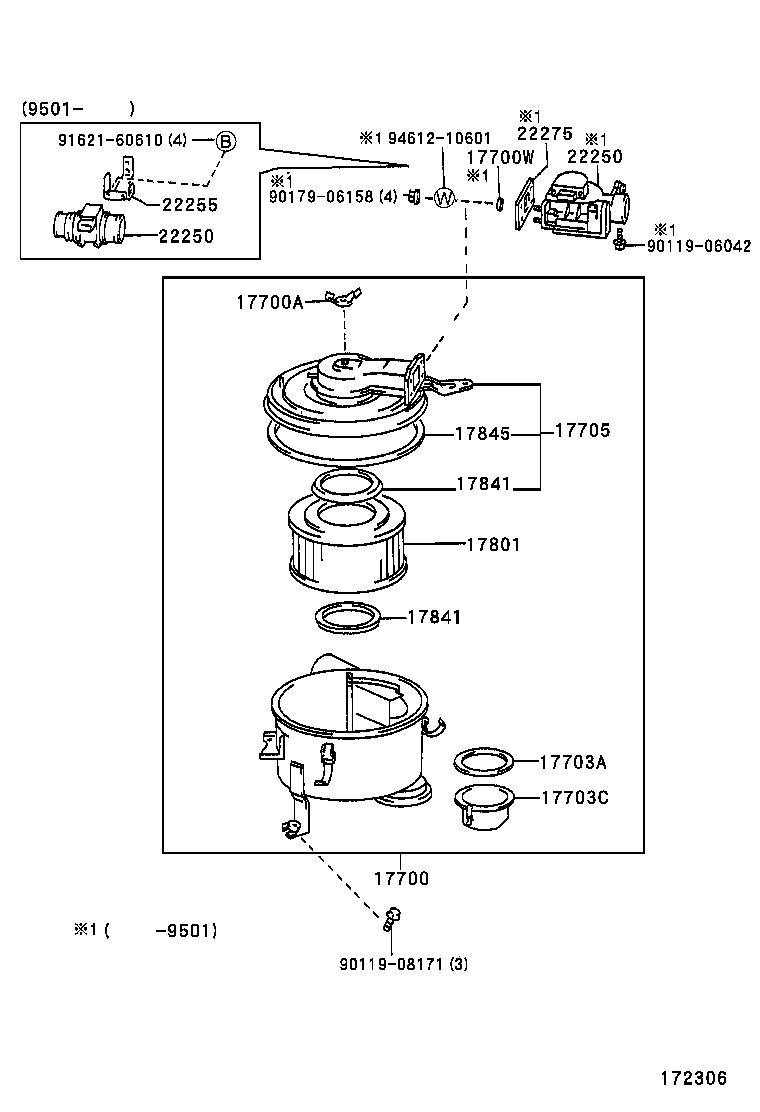  LAND CRUISER 80 |  AIR CLEANER