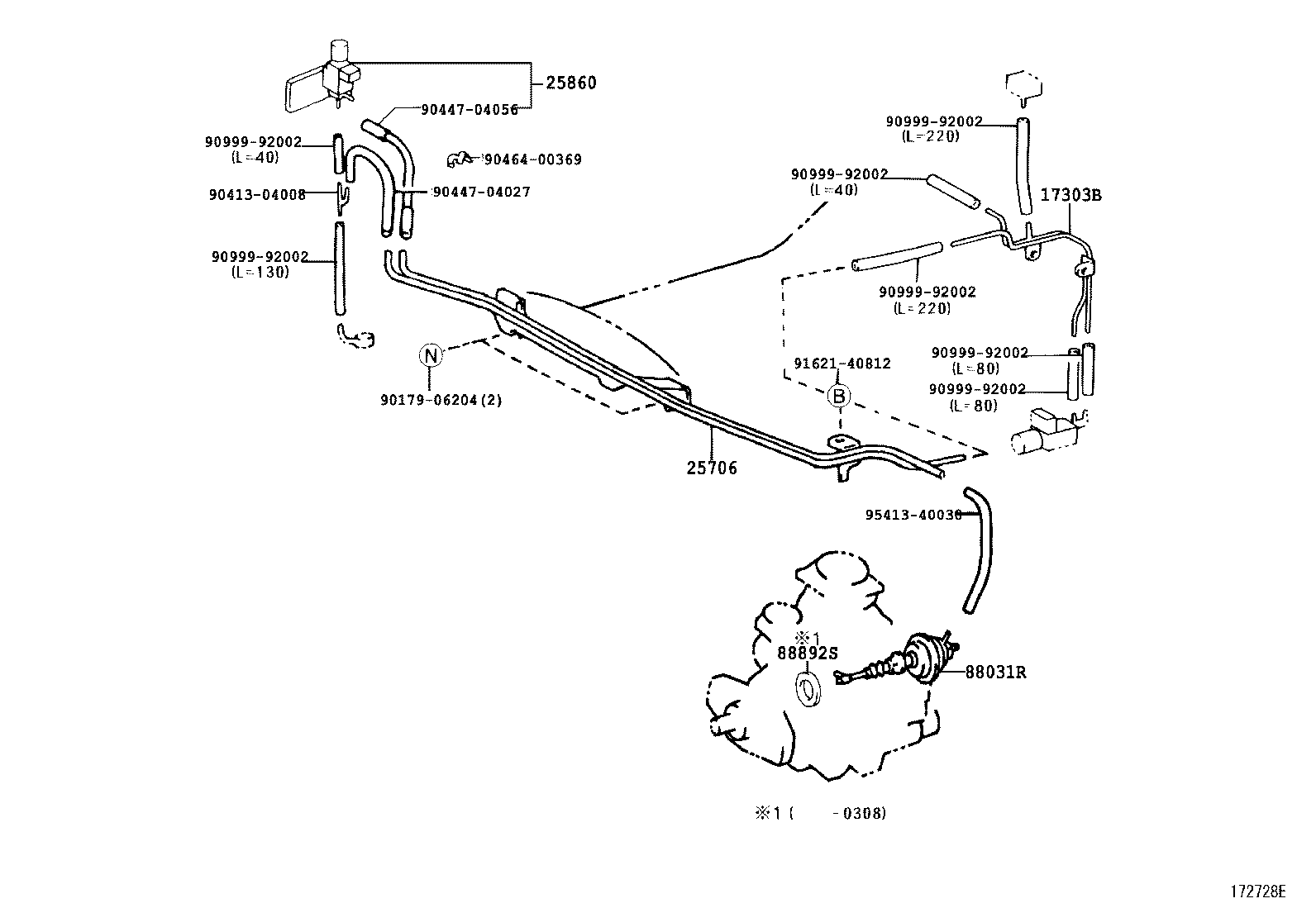  HILUX |  VACUUM PIPING