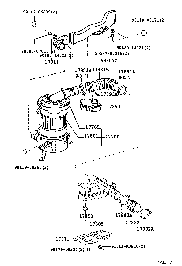  HILUX |  AIR CLEANER