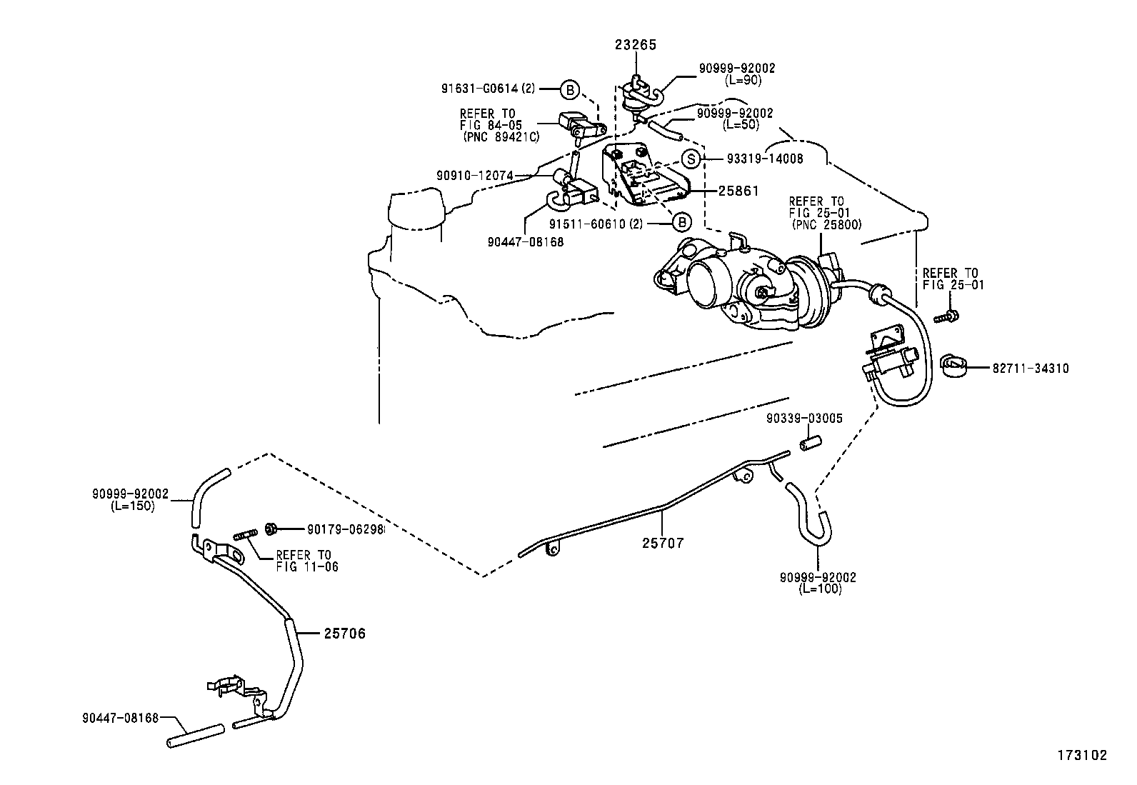  HILUX |  VACUUM PIPING