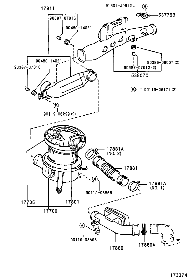  HILUX |  AIR CLEANER