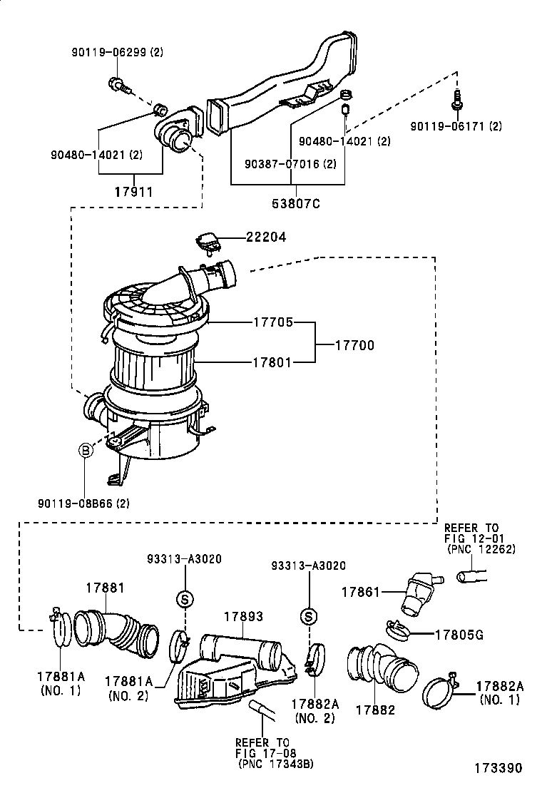  HILUX |  AIR CLEANER