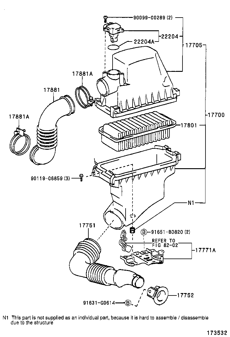  YARIS ECHO 4D |  AIR CLEANER