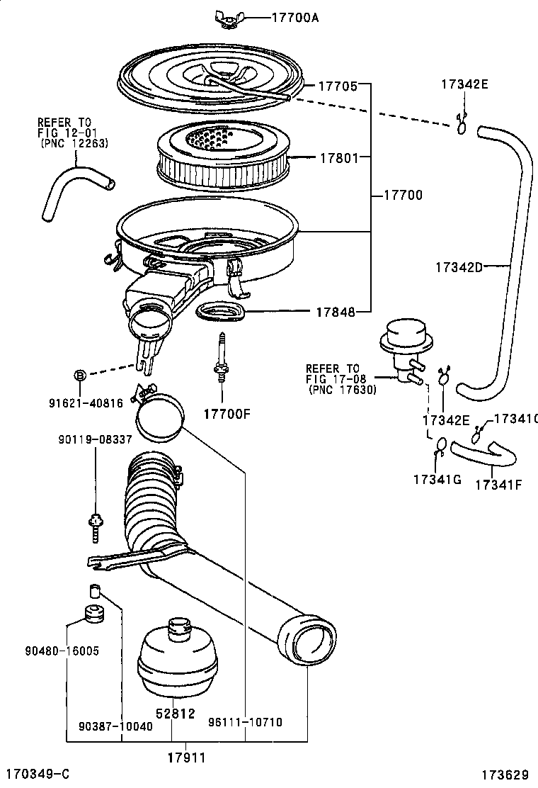  T U V |  AIR CLEANER