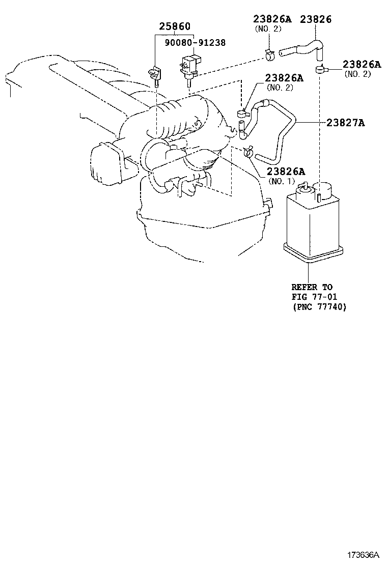  AVENSIS |  VACUUM PIPING