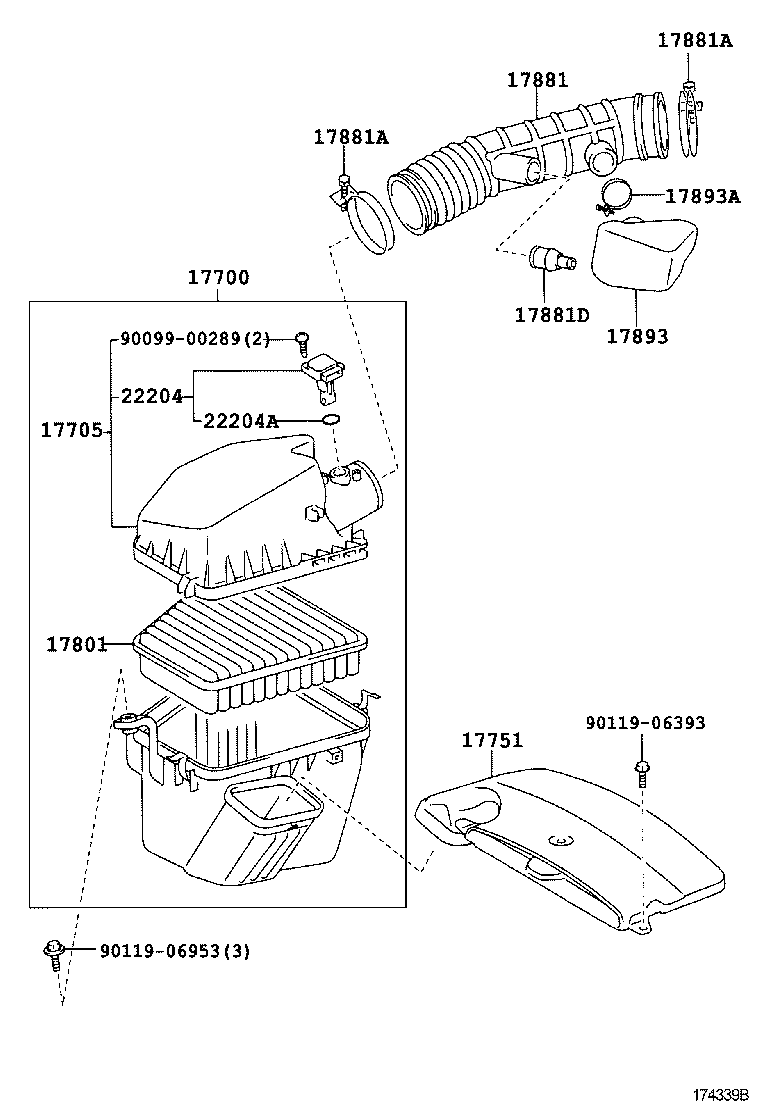  GS30 35 43 460 |  AIR CLEANER