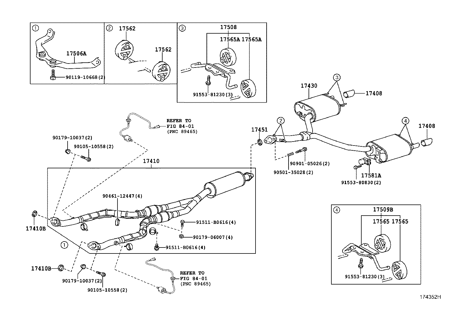  GS30 35 43 460 |  EXHAUST PIPE