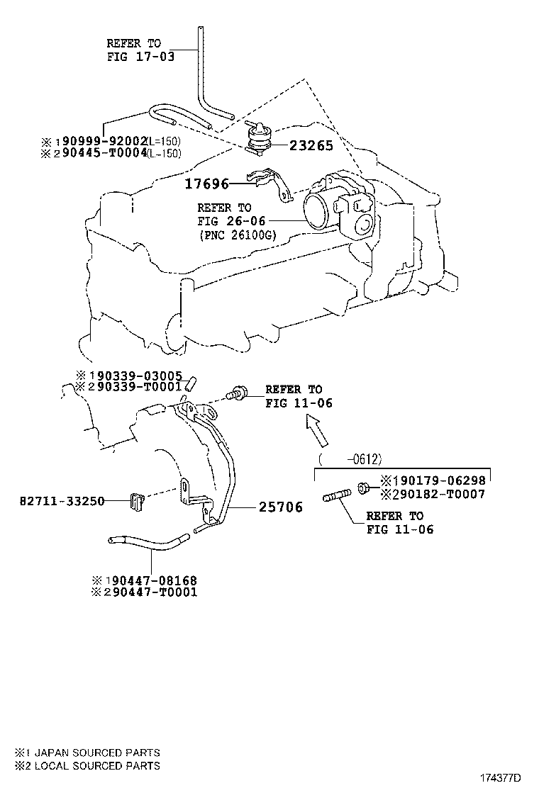  HILUX |  VACUUM PIPING