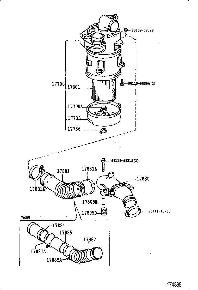  HIACE VAN COMUTER |  AIR CLEANER