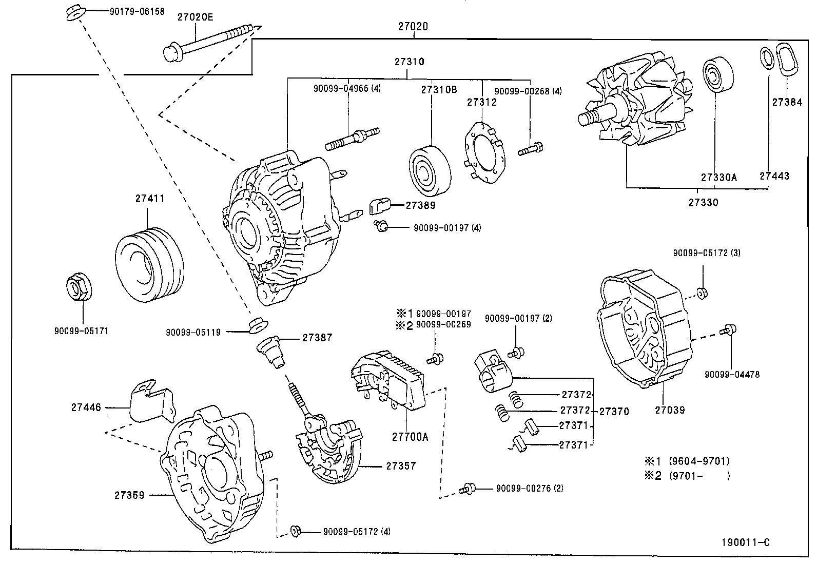  LAND CRUISER 90 |  ALTERNATOR