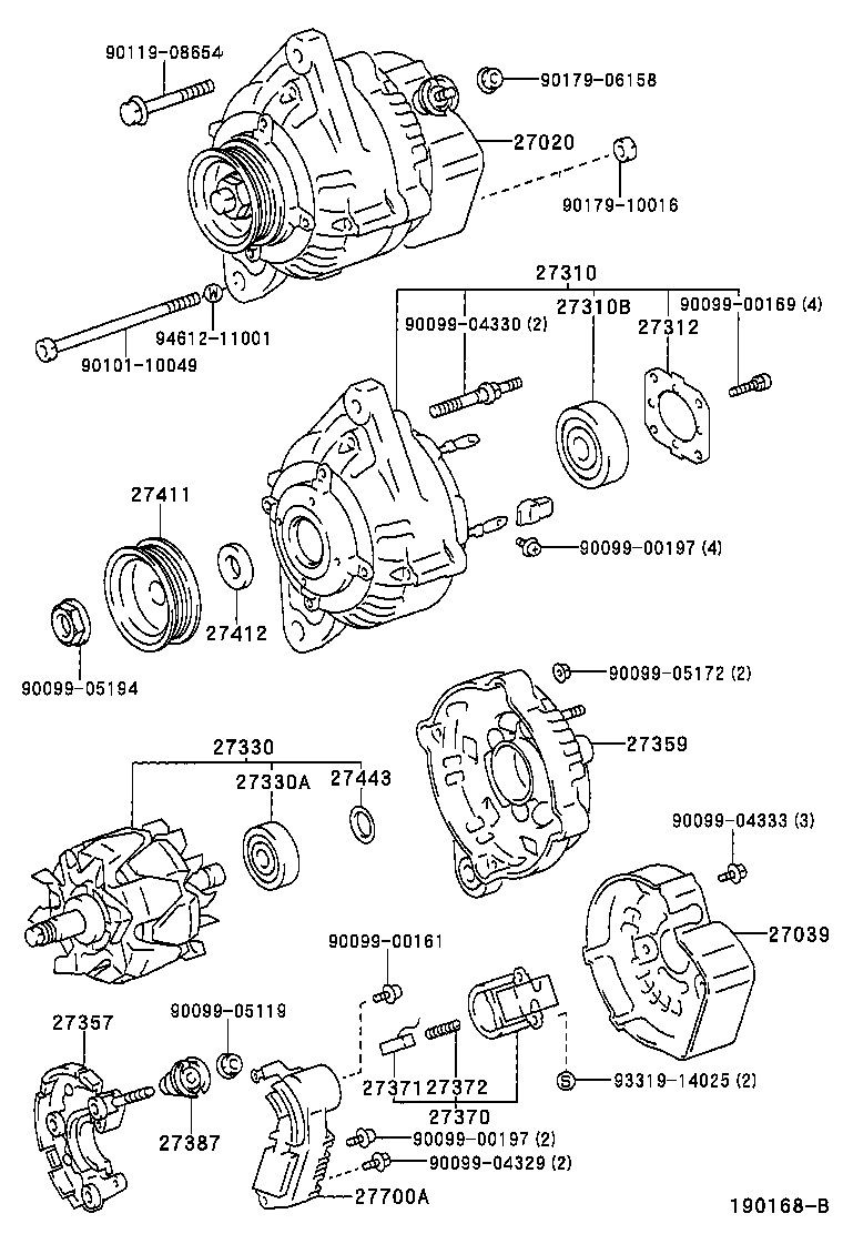  TOWNACE LITEACE |  ALTERNATOR