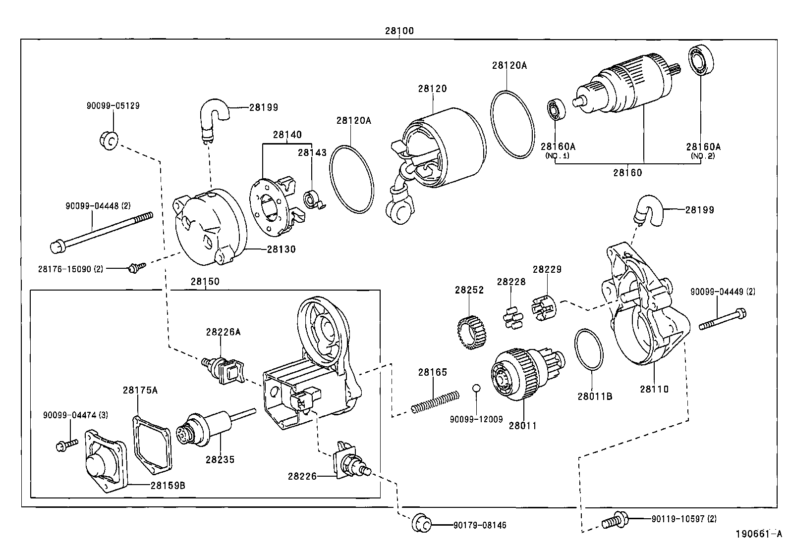  LAND CRUISER 100 105 |  STARTER