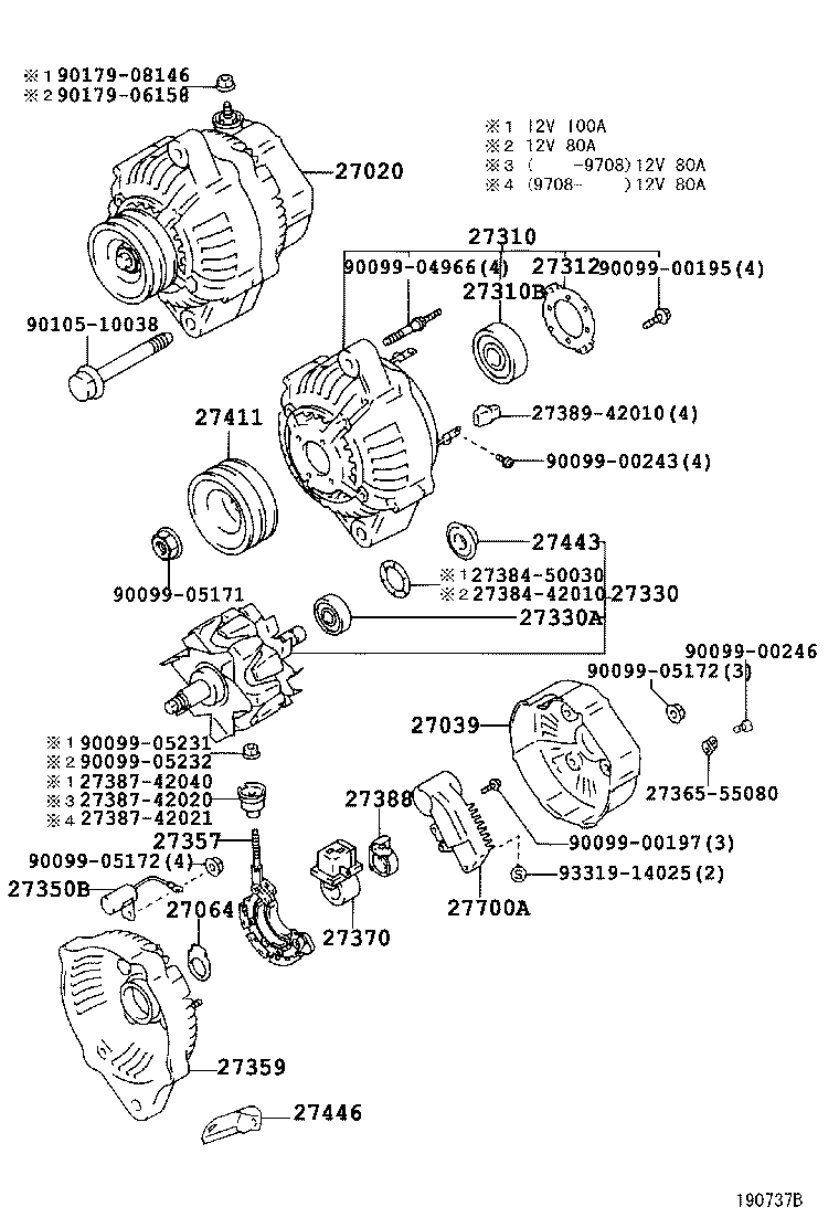  LAND CRUISER 80 |  ALTERNATOR