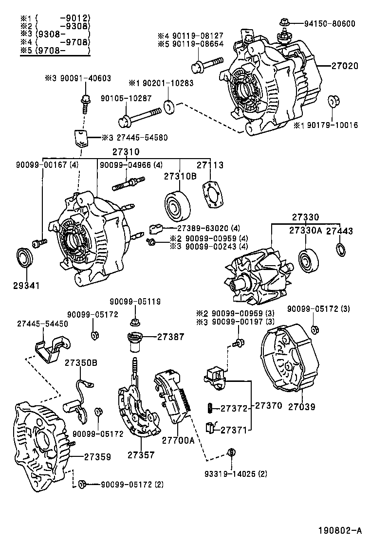  HIACE VAN COMUTER |  ALTERNATOR