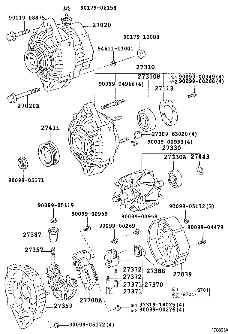  HIACE VAN COMUTER |  ALTERNATOR