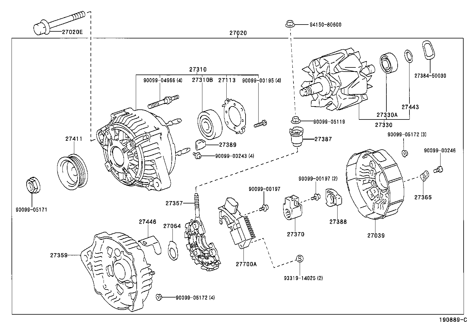  IS200 300 |  ALTERNATOR