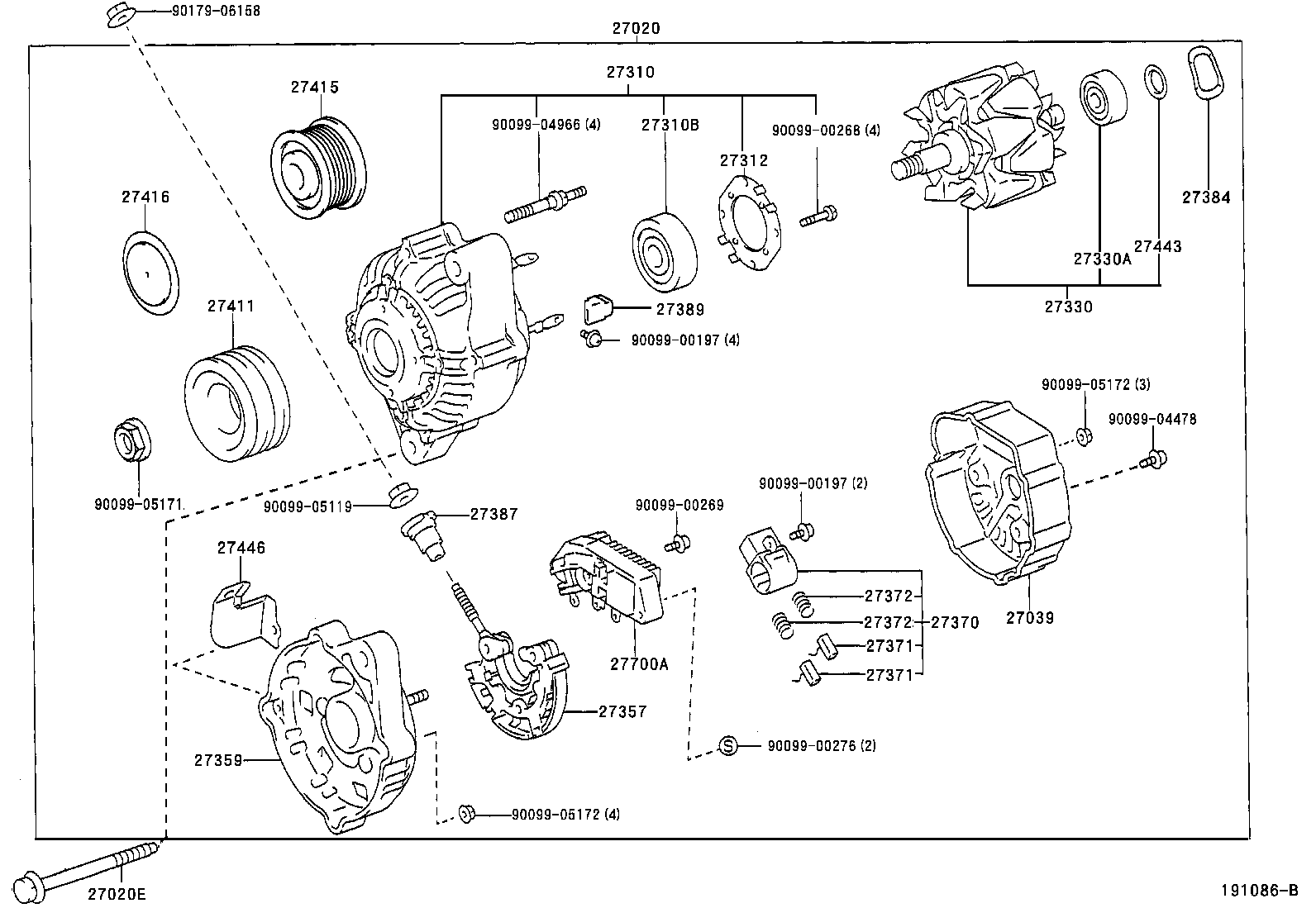  HILUX |  ALTERNATOR