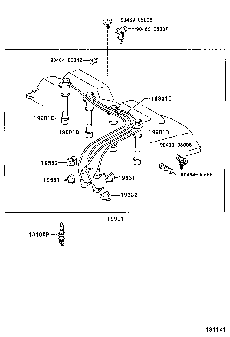  LAND CRUISER 90 |  IGNITION COIL SPARK PLUG