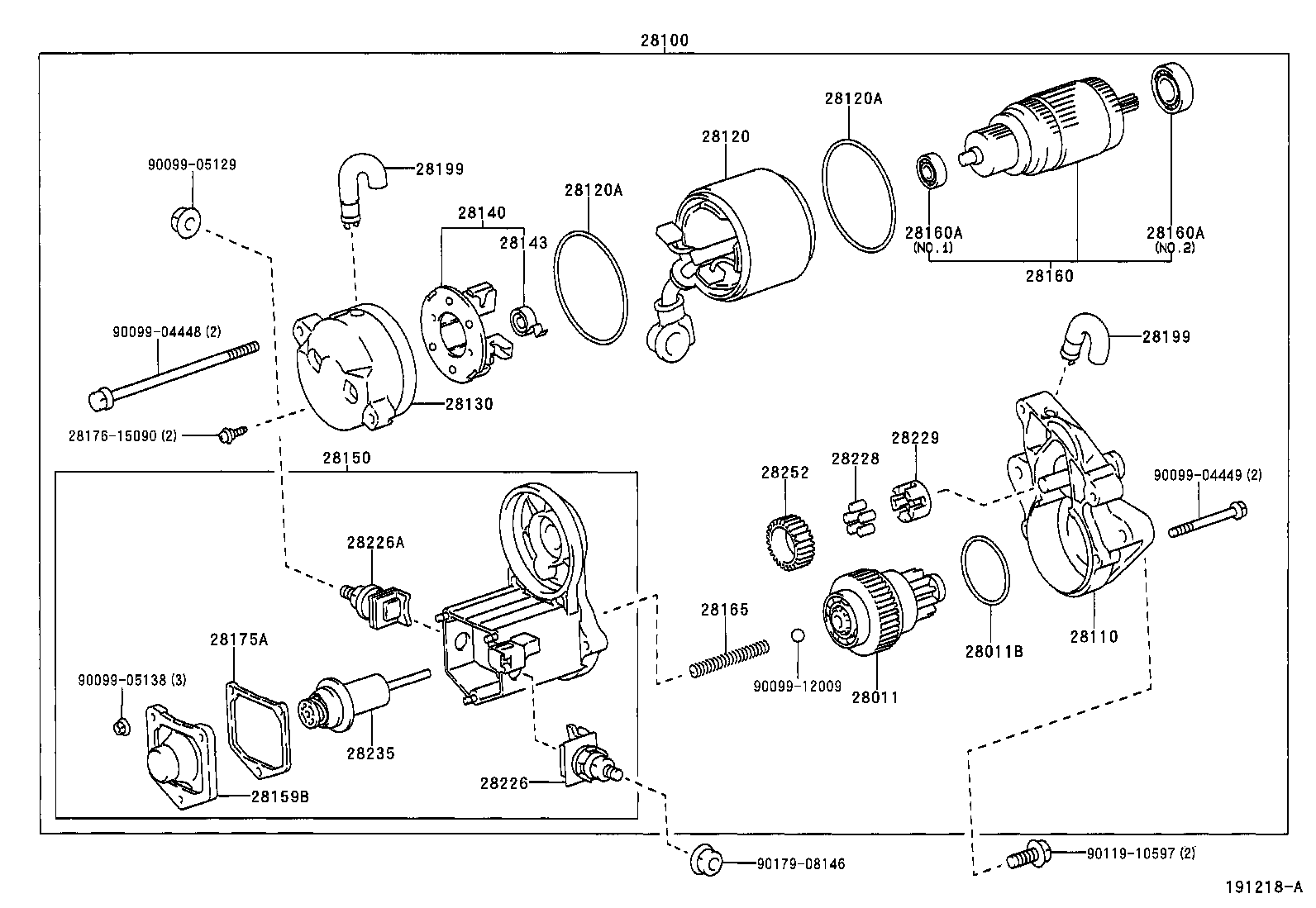  LAND CRUISER 100 105 |  STARTER
