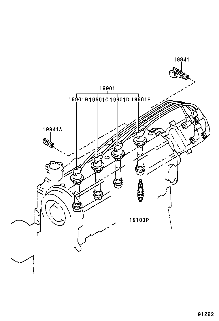  COROLLA SED WG |  IGNITION COIL SPARK PLUG