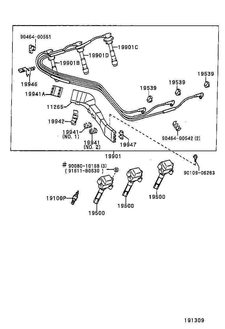  AVALON |  IGNITION COIL SPARK PLUG