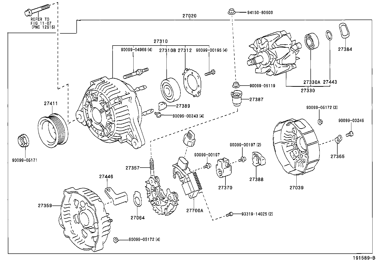  CAMRY |  ALTERNATOR