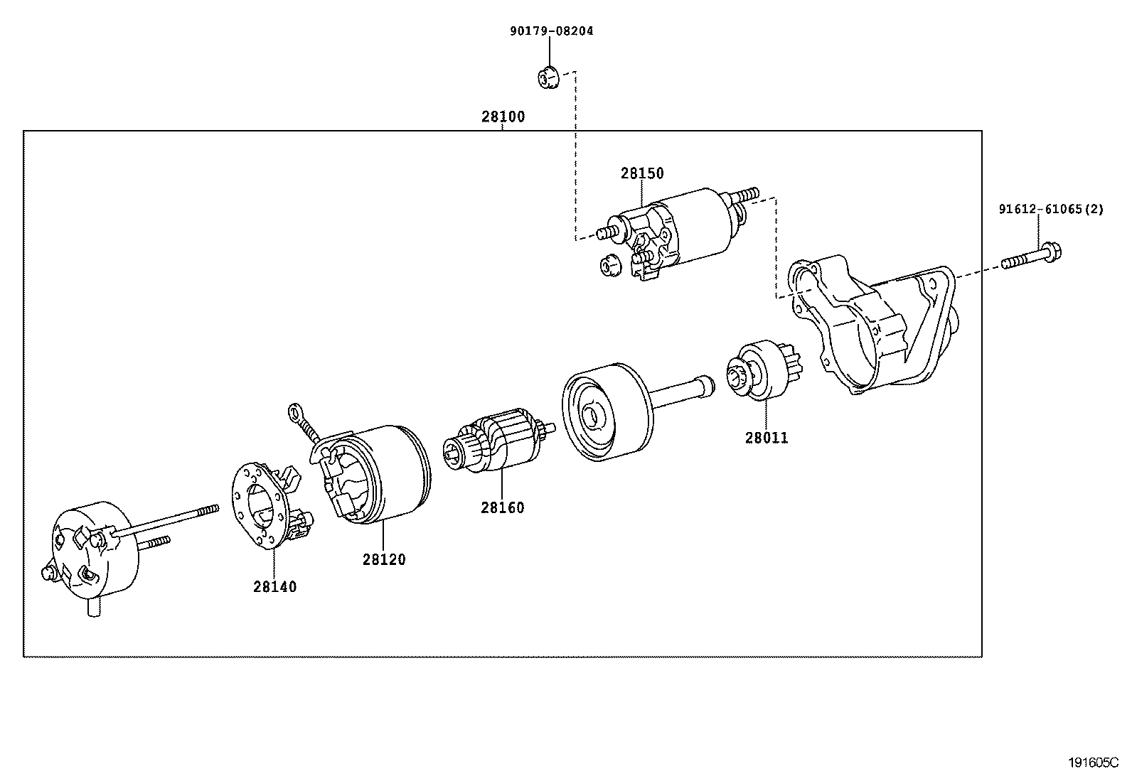  TOYOTA XA |  STARTER