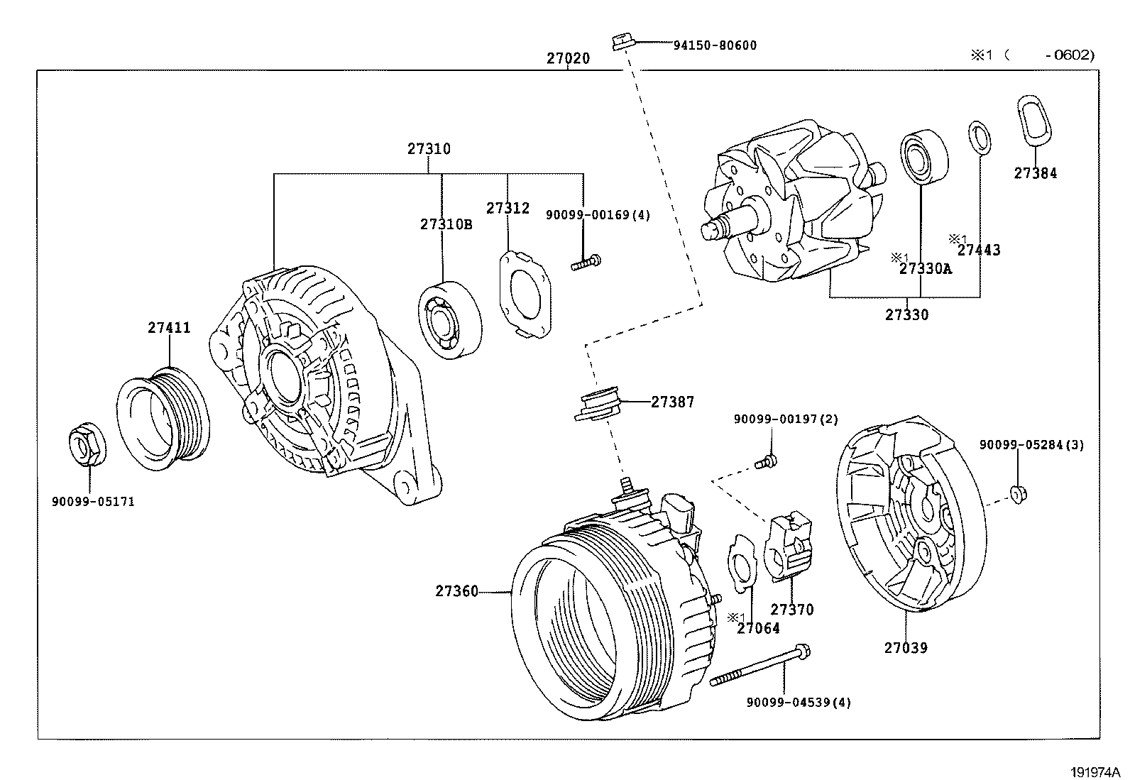  KLUGER |  ALTERNATOR