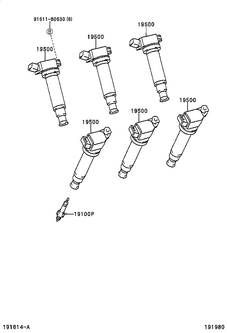  KLUGER |  IGNITION COIL SPARK PLUG