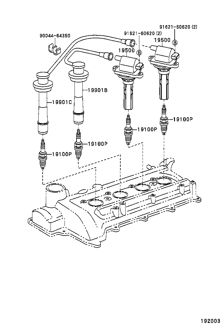  AVANZA |  IGNITION COIL SPARK PLUG