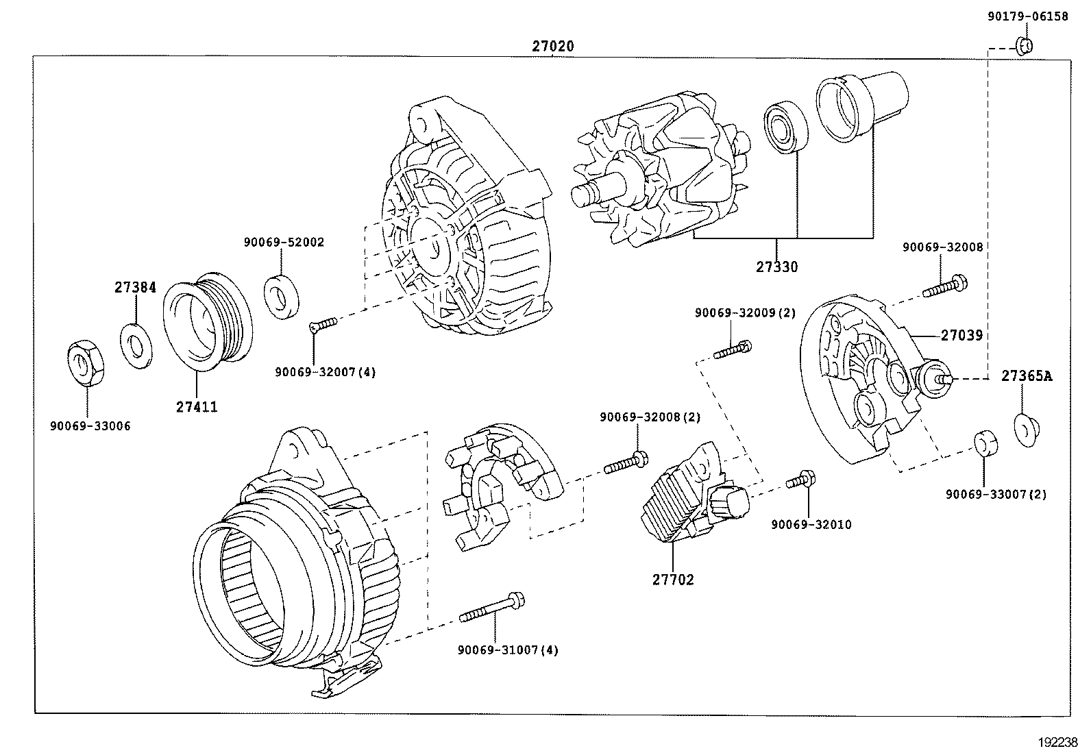  AVALON |  ALTERNATOR