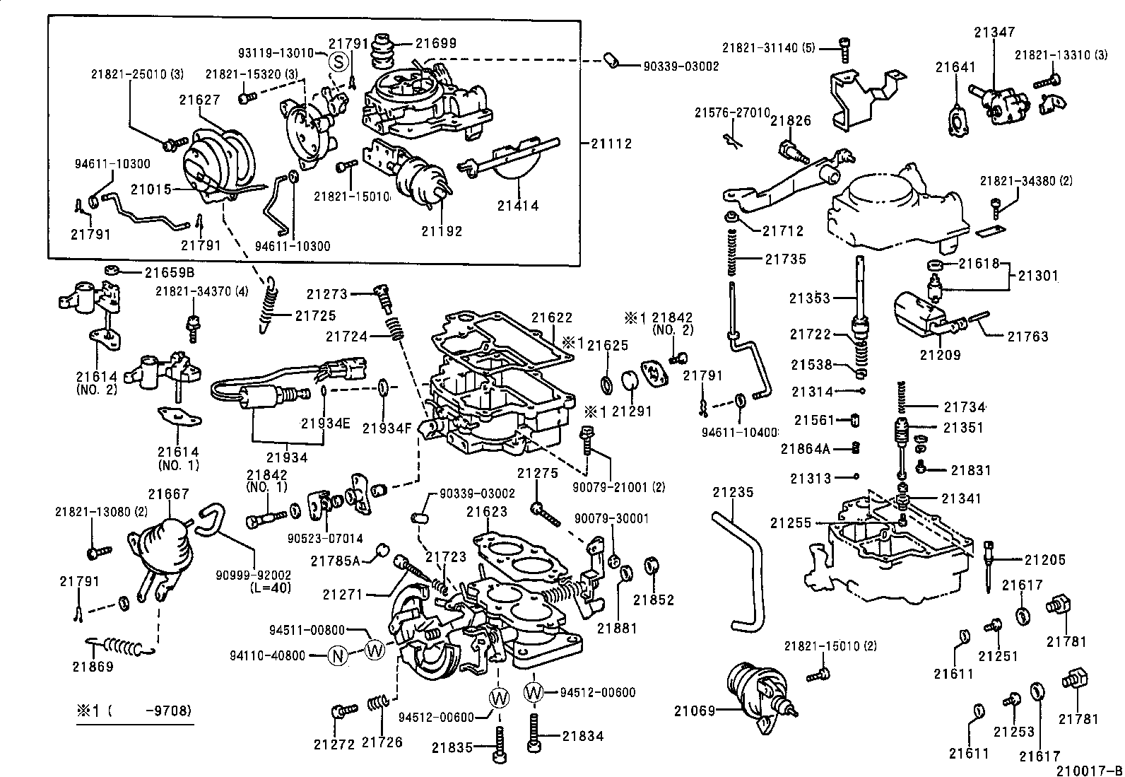  TOWNACE LITEACE |  CARBURETOR