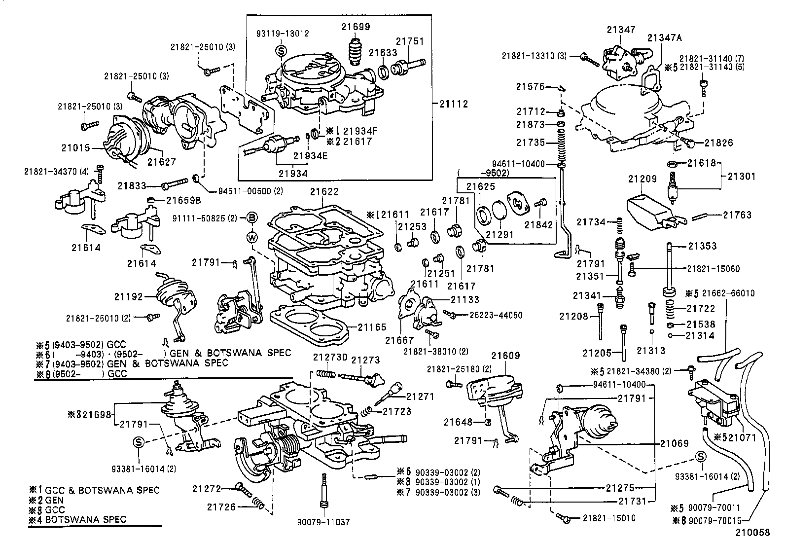  LAND CRUISER 80 |  CARBURETOR